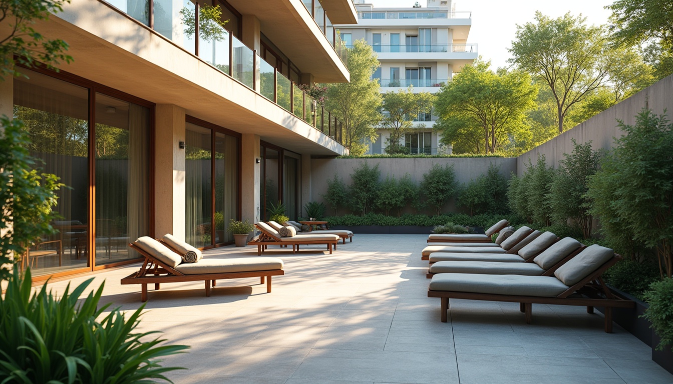 Imagine cu un apartament modern cu gradina in Bucuresti, oaza de verdeata