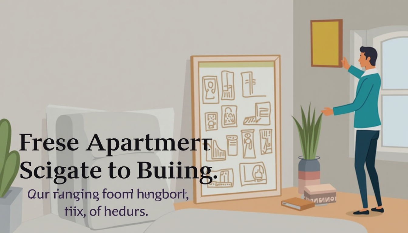 O persoană verifică un apartament înainte de cumpărare cu o listă de verificare